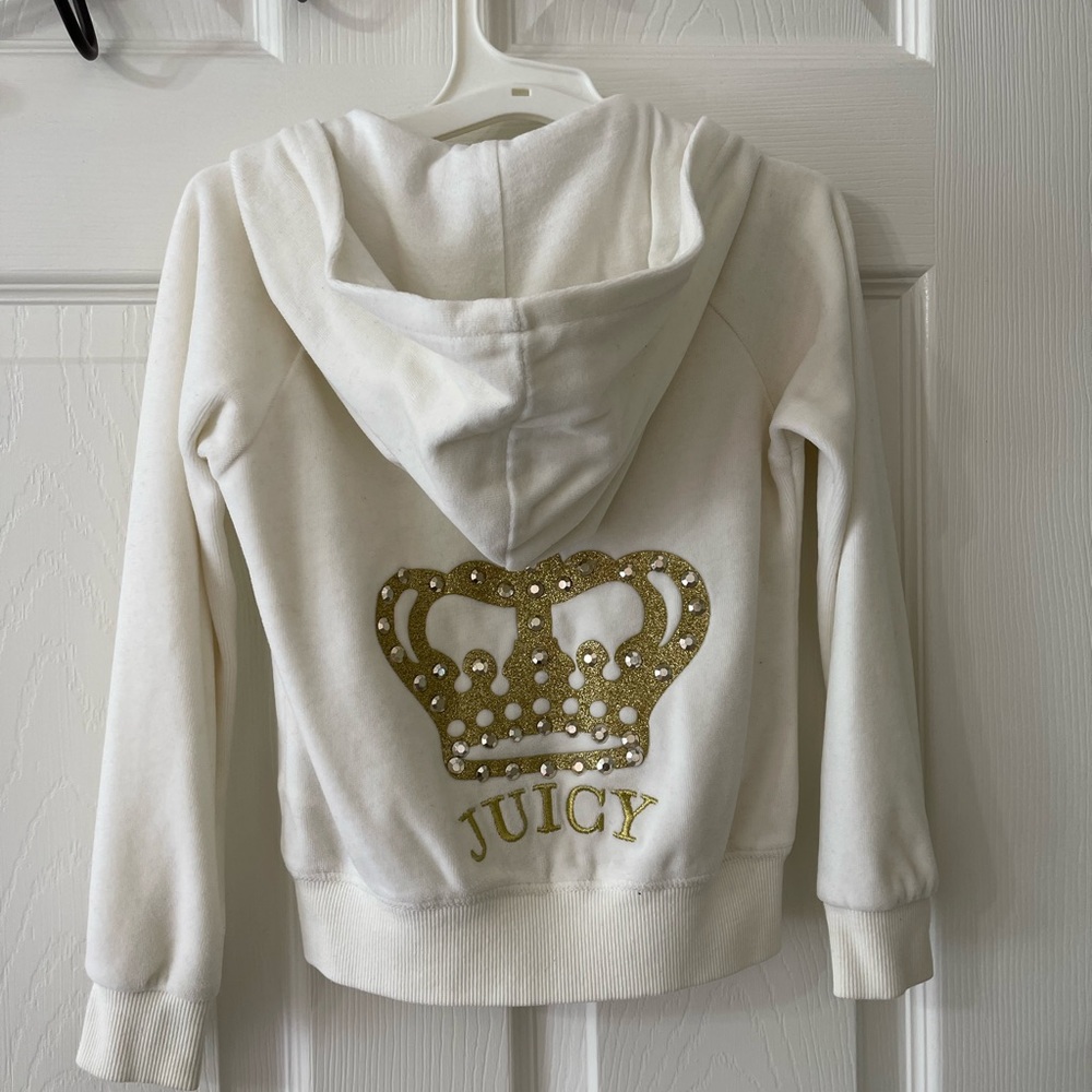 5T white girl jacket